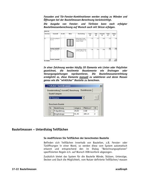 Handbuch zu AutoCAD Architecture 2009 DACH Erweiterungen