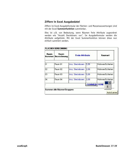 Handbuch zu AutoCAD Architecture 2009 DACH Erweiterungen