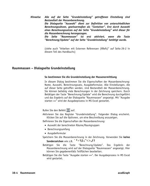 Handbuch zu AutoCAD Architecture 2009 DACH Erweiterungen