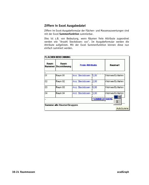 Handbuch zu AutoCAD Architecture 2009 DACH Erweiterungen