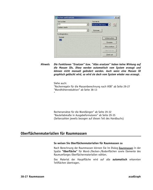 Handbuch zu AutoCAD Architecture 2009 DACH Erweiterungen