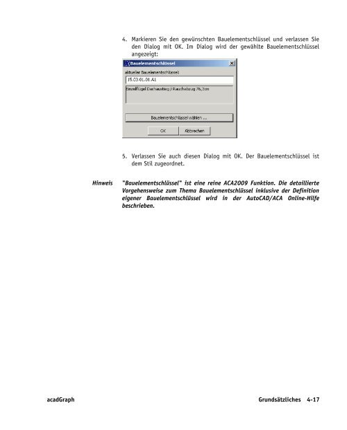 Handbuch zu AutoCAD Architecture 2009 DACH Erweiterungen