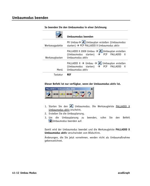 Handbuch zu AutoCAD Architecture 2009 DACH Erweiterungen