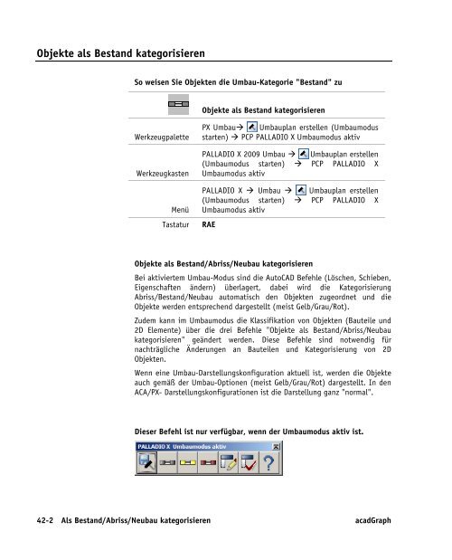 Handbuch zu AutoCAD Architecture 2009 DACH Erweiterungen