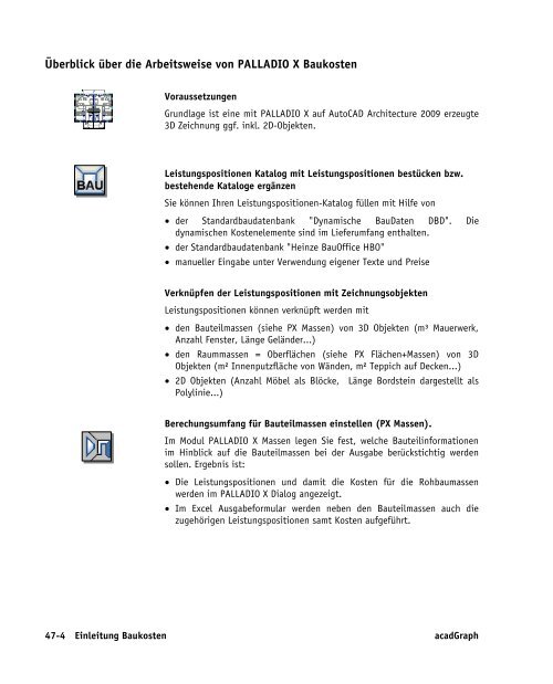 Handbuch zu AutoCAD Architecture 2009 DACH Erweiterungen