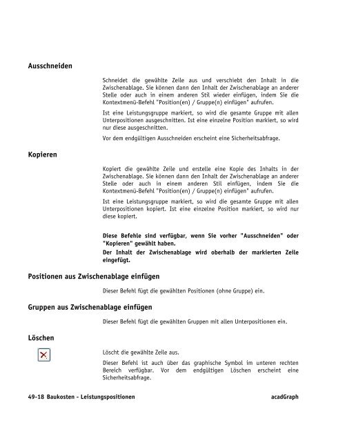 Handbuch zu AutoCAD Architecture 2009 DACH Erweiterungen