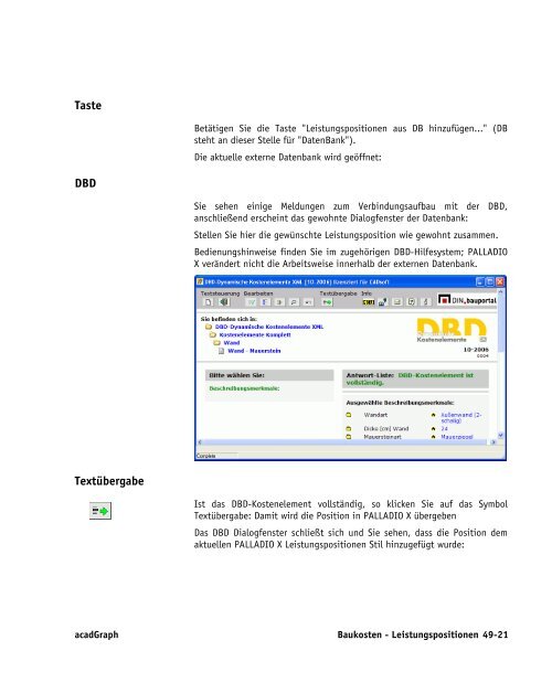 Handbuch zu AutoCAD Architecture 2009 DACH Erweiterungen