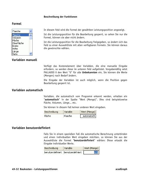 Handbuch zu AutoCAD Architecture 2009 DACH Erweiterungen