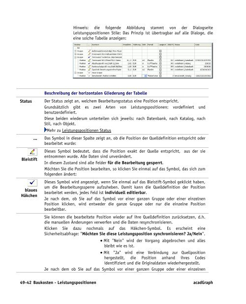 Handbuch zu AutoCAD Architecture 2009 DACH Erweiterungen