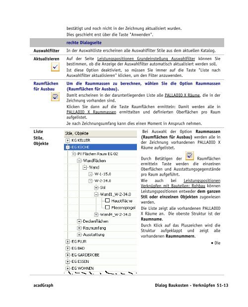 Handbuch zu AutoCAD Architecture 2009 DACH Erweiterungen