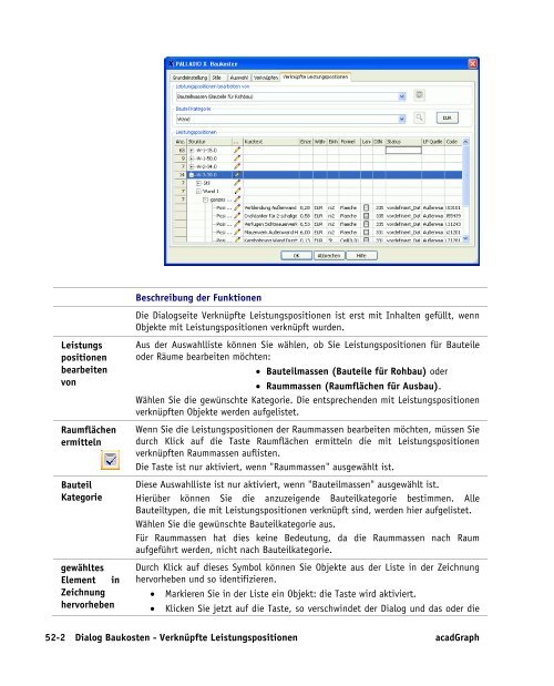 Handbuch zu AutoCAD Architecture 2009 DACH Erweiterungen