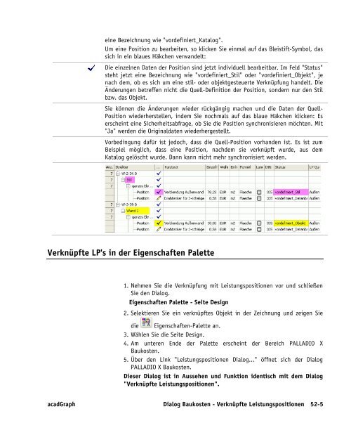 Handbuch zu AutoCAD Architecture 2009 DACH Erweiterungen