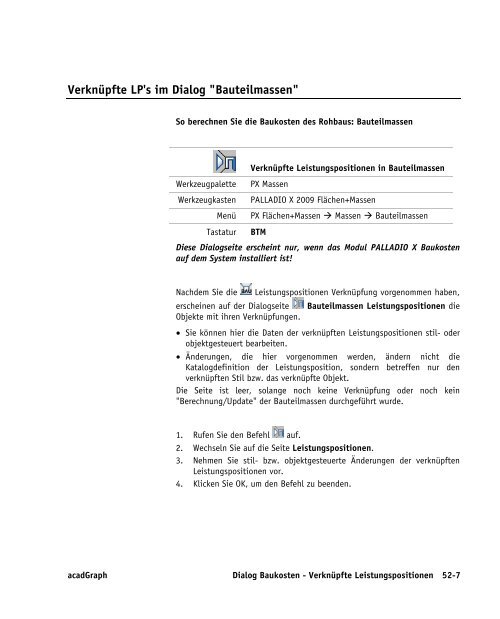 Handbuch zu AutoCAD Architecture 2009 DACH Erweiterungen