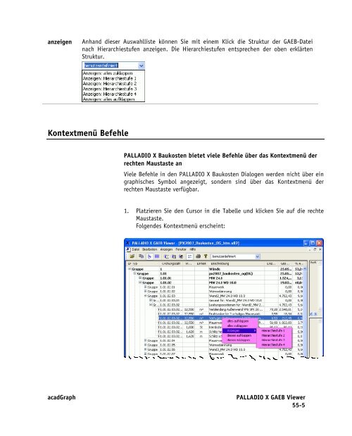 Handbuch zu AutoCAD Architecture 2009 DACH Erweiterungen