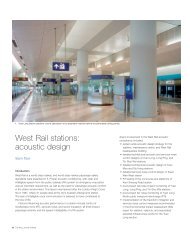 West Rail stations: acoustic design - Arup