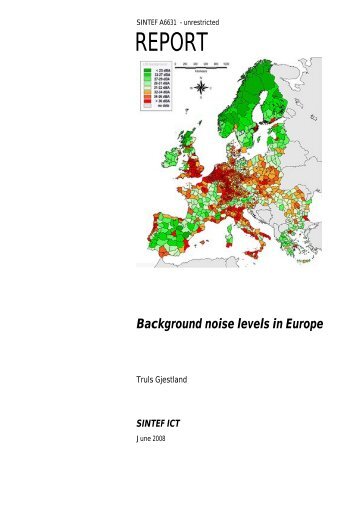 Background noise report - EASA