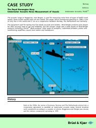 Case Study: the Royal norwegian Navy Underwater Acoustic Noise ...