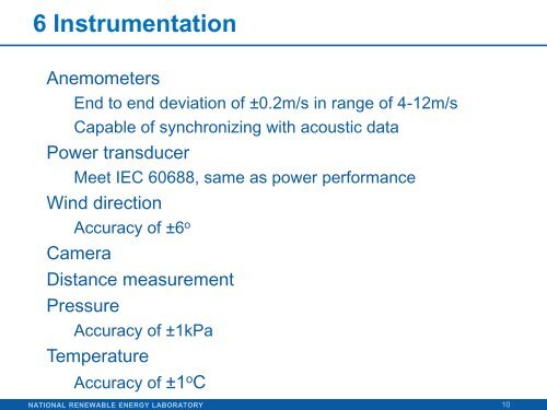 IEC Acoustic Standard IEC 61400-11