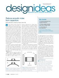 Reduce acoustic noise from capacitors - EDN.com