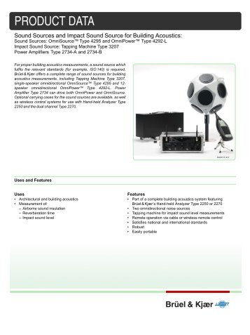 Pyrite Omnidirectional Sound Source product data sheet - Acoustics ...