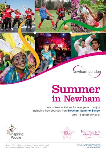 summer in newham guide 2011 - newha - Newham.com