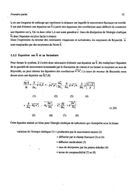 Simulation des écoulements turbulents compressibles par une ...