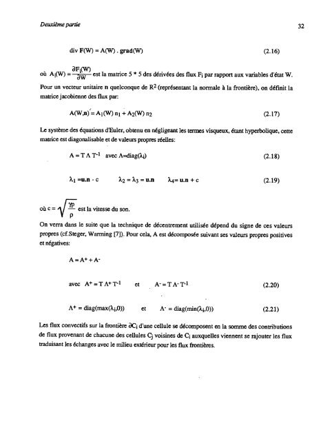 Simulation des écoulements turbulents compressibles par une ...