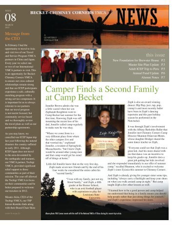 Camper Finds a Second Family at Camp Becket - Becket-Chimney ...