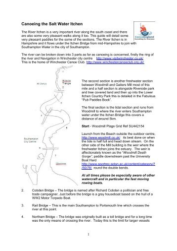 Canoeing the Salt Water Itchen - Canoe England