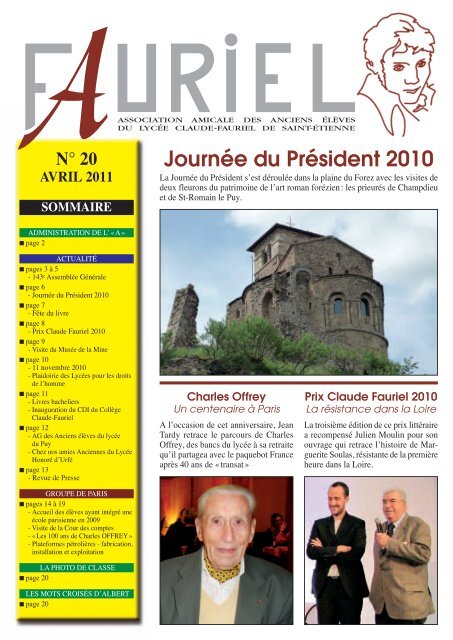 bulletin 2010 - Association des Anciens Élèves du Lycée Claude ...