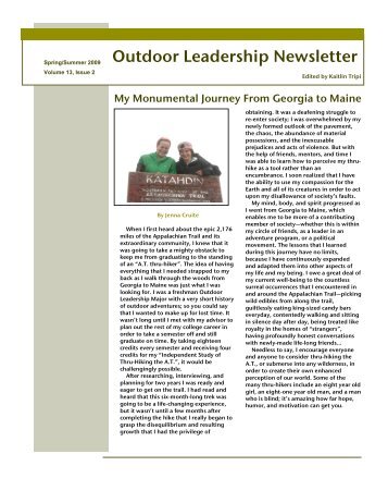 ODL Newsletter - Warren Wilson College