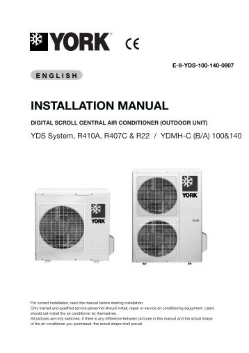 [PDF] •Outdoor installation 4-5 - Johnson Controls