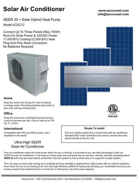 Direct current air conditioner deals