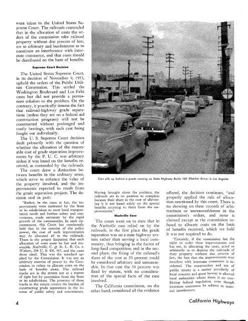 1954 - Periodicals - CALIFORNIA HIGHWAYS AND PUBLIC ... - Metro