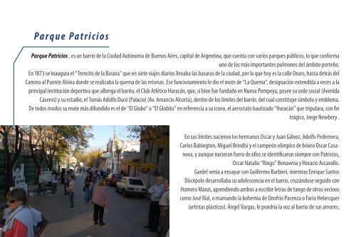 Parque Patricios - Blog
