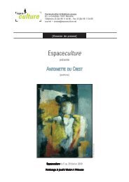 antoinette du crest - Espace Culture