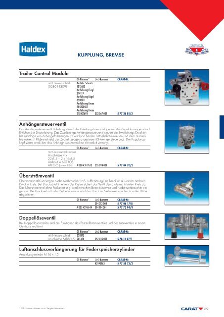 68 KUPPLUNG, BREMSE COLAS