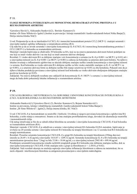 Godište 35 supplement 2 - Institut za reumatologiju