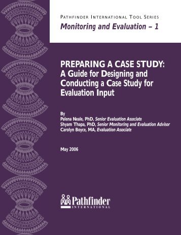 PREPARING A CASE STUDY - Pathfinder International