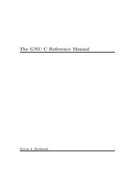 The GNU C Reference Manual - The GNU Operating System