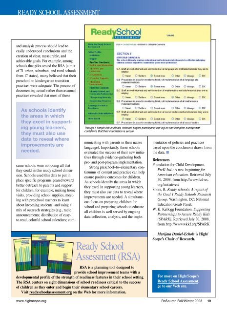 Resource - High/scope In The Elementary Classroom