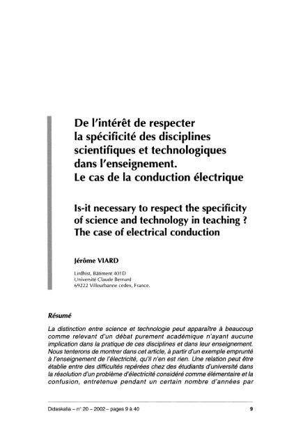 circuit électrique domestique – Expert en équipement didactique scientifique