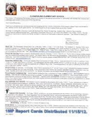 November 2012 - Duanesburg Central School District, New York