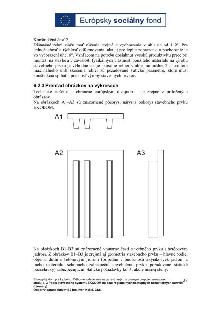 Modul č. 3 Popis stavebného systému EKODOM na ... - RPIC Malacky