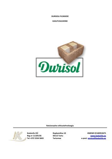 Durisoli kasutusjuhend.pdf - Koduinfo.ee
