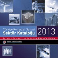Sektör Kataloğu 2013 - Kompozit Sanayicileri Derneği