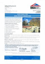 BBA Certificate - Durisol