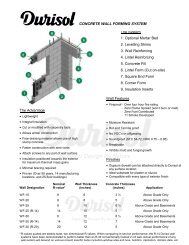 Wall Form Cut Sheet.pdf - Durisol Building Systems Inc.
