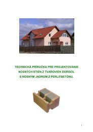 technická príručka pre projektovanie nosných stien z ... - Durisol