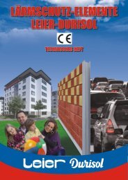 lärmschutz-elemente leier-durisol lärmschutz-elemente leier-durisol